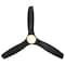 Modern Forms Skylark 3-Blade Smart Ceiling Fan 54in Satin Brass Black 3000K LED Light Kit and Remote Control FR-W2202-54L - alternate 4